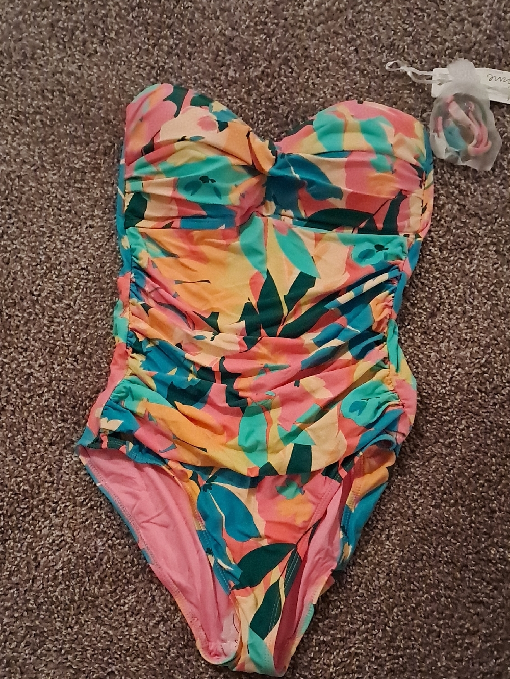 NWT Anne Cole One-Piece Swimsuit - Multi Color